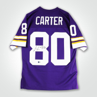 Cris Carter Signed Vikings Mitchell & Ness Authentic Jersey (Beckett) at PristineAuction.com