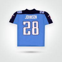 Chris Jonson Signed Titans Mitchell & Ness Authentic Jersey (Beckett) at PristineAuction.com