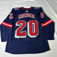 Chris Kreider Signed Rangers Adidas Authentic Jersey (Fanatics) at PristineAuction.com