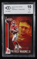 Patrick Mahomes II 2019 SAGE Aspire Red #ASPPM1 (BCCG 10) at PristineAuction.com