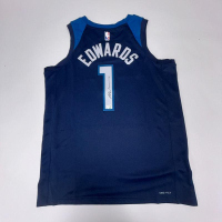 Anthony Edwards Signed Timberwolves Nike Authentic Jersey (Fanatics) at PristineAuction.com