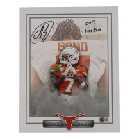 Isaiah Bond Signed Texas Longhorns 11x14 Photo Inscribed "Hook 'Em / 007" (Beckett) at PristineAuction.com