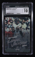 Lamar Jackson 2018 Panini Luminance #159 RC (CGC 10) at PristineAuction.com
