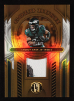 Saquon Barkley 2024 Panini Gold Standard Gold Rush Jerseys White Gold #29 #36/49 at PristineAuction.com