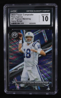 Peyton Manning 2023 Topps Composite Resurgence Navy Surge #57 #132/225 (CGC 10) at PristineAuction.com