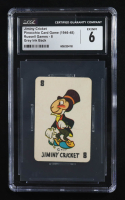 Jiminy Cricket 1946-48 Russell Card Game Grey Ink Back (CGC 6) at PristineAuction.com