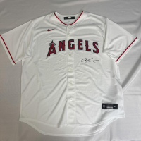 Christian Moore Signed Angels Nike Authentic Jersey (JSA) at PristineAuction.com