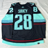 Carson Soucy Signed Kraken Adidas Authentic Jersey (Fanatics) at PristineAuction.com