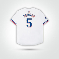Corey Seager Signed Rangers Nike Authentic Jersey (Fanatics & MLB) at PristineAuction.com