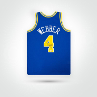 Chris Webber Signed Warriors Mitchell & Ness Authentic Jersey (Fanatics) at PristineAuction.com