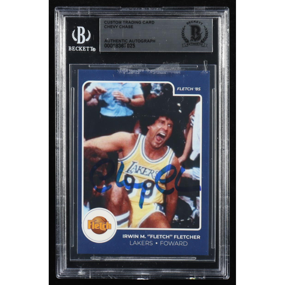 Chevy Chase Signed "Fletch" Trading Card (BGS) at PristineAuction.com
