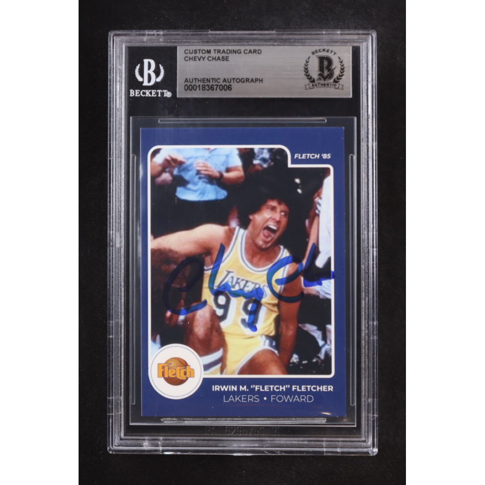 Chevy Chase Signed "Fletch" Trading Card (BGS) at PristineAuction.com