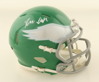 Nolan Smith Jr. Signed Eagles Speed Mini Helmet (JSA) at PristineAuction.com