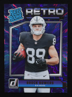 Brock Bowers 2024 Donruss Rated Rookies Retro #9 RC at PristineAuction.com