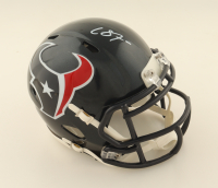 Cade Stover Signed Texans Speed Mini Helmet (Beckett) at PristineAuction.com