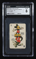 Mickey Mouse / Big Bad Wolf 1946-48 Russell Card Game Grey Ink Back (CGC 6) at PristineAuction.com