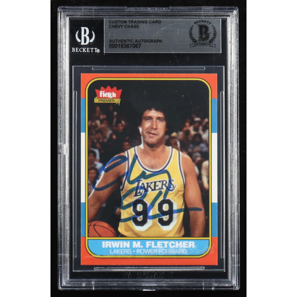 Chevy Chase Signed "Fletch" Trading Card (BGS) at PristineAuction.com