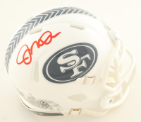 Joe Montana Signed 49ers Salute To Service Alternate Speed Mini Helmet (Fanatics) at PristineAuction.com