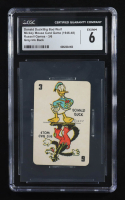 Donald Duck / Big Bad Wolf 1946-48 Russell Card Game Grey Ink Back (CGC 6) at PristineAuction.com