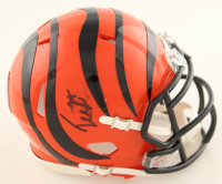 Tee Higgins Signed Bengals Speed Mini Helmet (Beckett) at PristineAuction.com