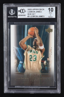Lebron James 2003 Upper Deck Box Set #5 RC (BCCG 10) at PristineAuction.com