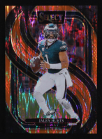 Jalen Hurts 2024 Select Prizm Orange Shock #165 #358/399 at PristineAuction.com