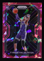 Tyrese Haliburton 2020-21 Panini Prizm Prizms Pink Ice #262 RC at PristineAuction.com