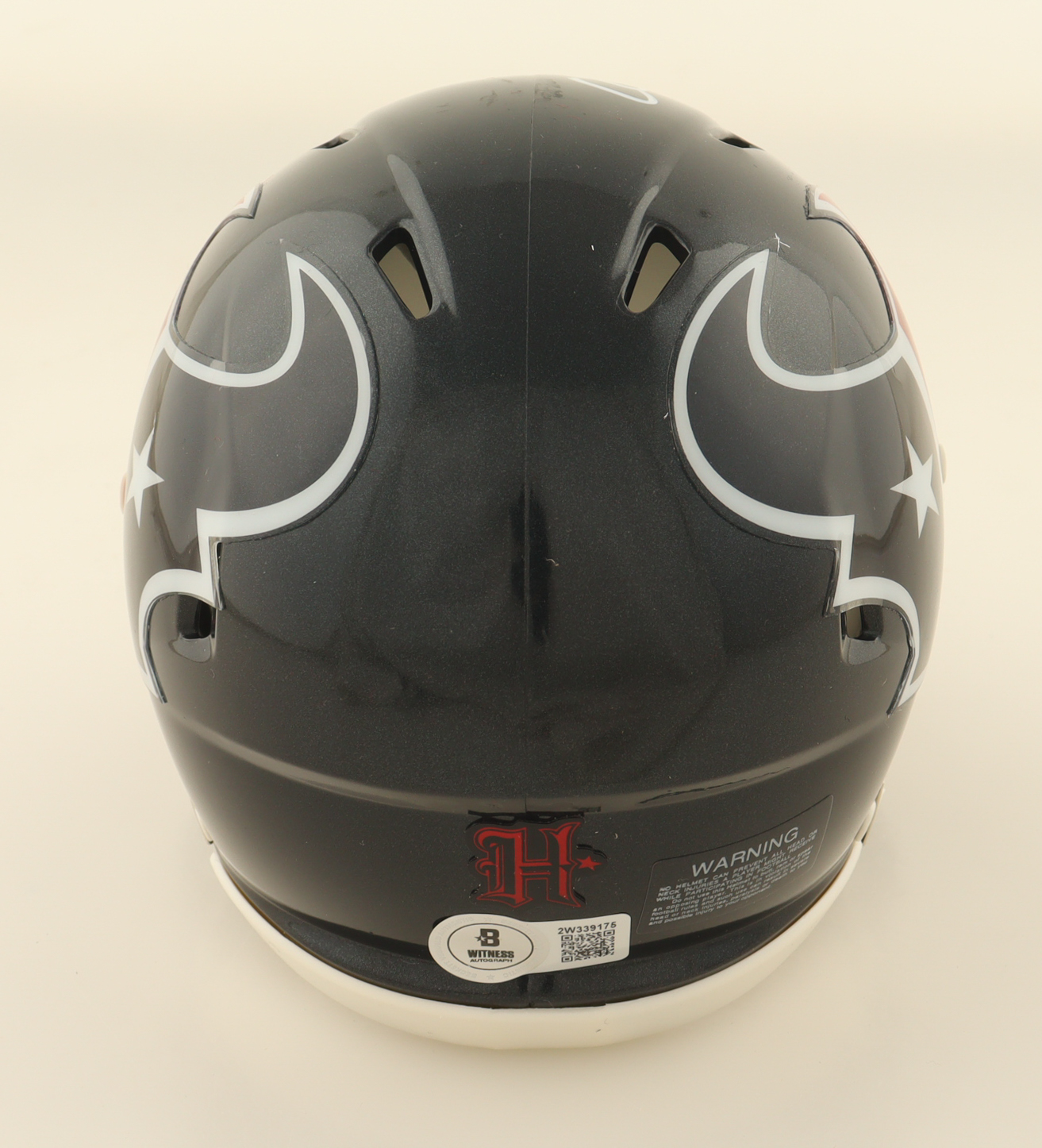 Cade Stover Signed Texans Speed Mini Helmet (Beckett) at PristineAuction.com Cade Stover Signed Texans Speed Mini Helmet (Beckett) at PristineAuction.com