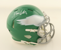 Nolan Smith Jr. Signed Eagles Speed Mini Helmet (JSA) at PristineAuction.com