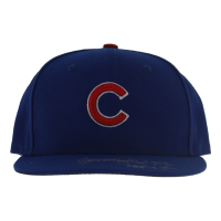 Ryne Sandberg Signed Cubs Fitted Hat Inscribed "HOF 05" (Beckett) at PristineAuction.com
