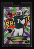 Cameron Ward 2024 Wild Card Alumination Comix Baang! Purple and Green Lines Silver Shimmer #CW RC #7/10 at PristineAuction.com