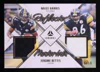 Najee Harris / Jerome Bettis 2024 Panini Luminance Reflected Materials Gold #8 #06/50 at PristineAuction.com