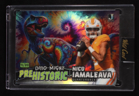Nico Iamaleava 2024 Wild Card Alumination Dino-Might T-Rex Holo Tie Dye #NI RC #11/20 at PristineAuction.com