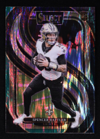Spencer Rattler 2024 Select Prizm Black and Green Shock #130 RC at PristineAuction.com