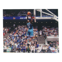 Larry Johnson Signed Hornets 8x10 Photo (PSA) at PristineAuction.com