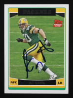 A.J. Hawk Signed 2006 Topps #360 RC (Beckett) at PristineAuction.com
