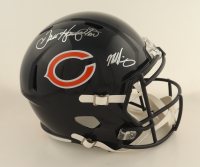 Dan Hampton & Mike Singletary Signed Bears Full-Size Speed Helmet (Beckett) at PristineAuction.com