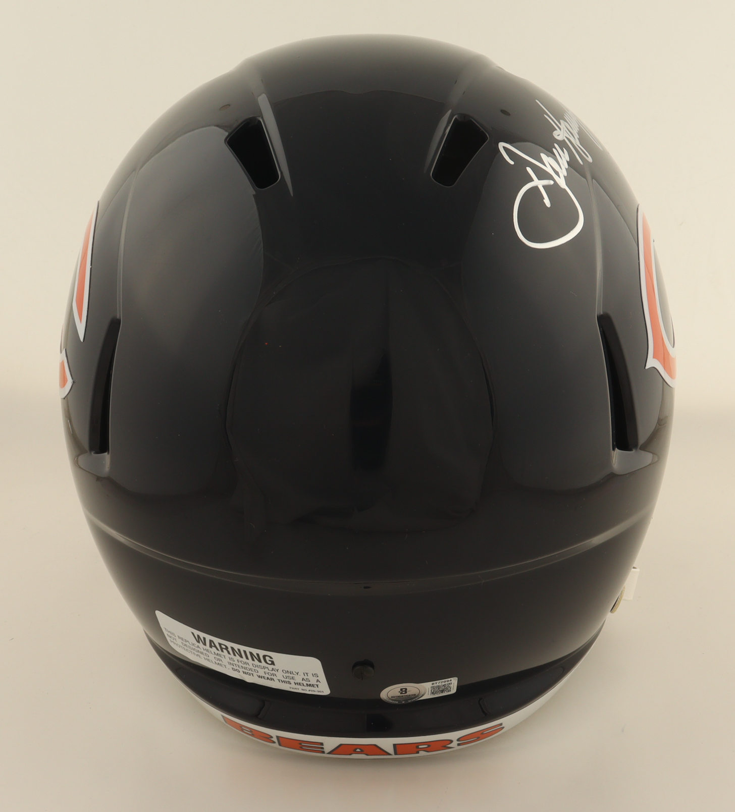 Dan Hampton & Mike Singletary Signed Bears Full-Size Speed Helmet (Beckett) at PristineAuction.com Dan Hampton & Mike Singletary Signed Bears Full-Size Speed Helmet (Beckett) at PristineAuction.com