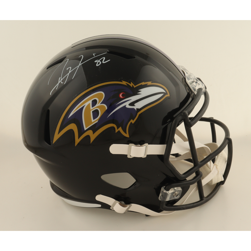 Ray Lewis Signed Ravens Full-Size Speed Helmet (Beckett) at PristineAuction.com
