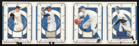 Duke Snider / Jackie Robinson / Pee Wee Reese / Tommy Lasorda 2023 Panini National Treasures Timeless Treasures Quad Material Booklets #3 6/7 at PristineAuction.com