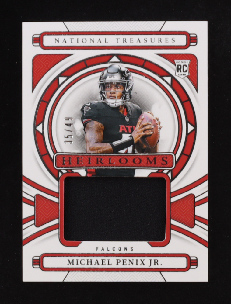 Michael Penix Jr. 2024 Panini National Treasures Heirlooms #10 RC #35/49