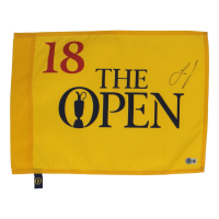 Joaquin Niemann Signed British Open Golf Pin Flag (Beckett) at PristineAuction.com