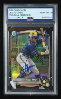 Jesus Made Signed 2025 Bowman Chrome Prospects #BCP50 RC (PSA | Auto Grade PSA 10) at PristineAuction.com