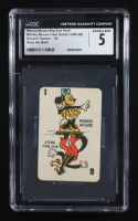 Minnie Mouse / Big Bad Wolf 1946-48 Russell Card Game Grey Ink Back (CGC 5) at PristineAuction.com