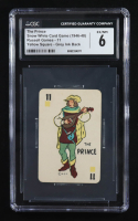 The Prince 1946-48 Russell Card Game Yellow Square Grey Ink Back (CGC 6) at PristineAuction.com