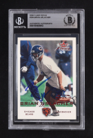 Brian Urlacher Signed 2000 Fleer Focus #209 #1488/3999 RC (Beckett | Auto Grade BGS Authentic) at PristineAuction.com