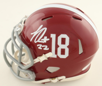 LT Overton Signed Alabama Crimson Tide Speed Mini Helmet (JSA) at PristineAuction.com