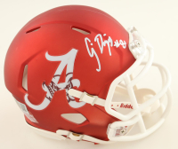 CJ Dippre Signed Alabama Crimson Tide Speed Mini Helmet (Beckett) at PristineAuction.com