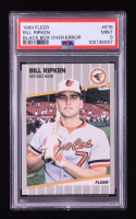 Bill Ripken 1989 Fleer #616E DP / Black Box Covering Bat Knob (PSA 9) at PristineAuction.com