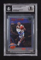 Allen Iverson Signed 2019-20 Hoops Premium Stock #285 (Beckett | Auto Grade BGS Authentic) at PristineAuction.com